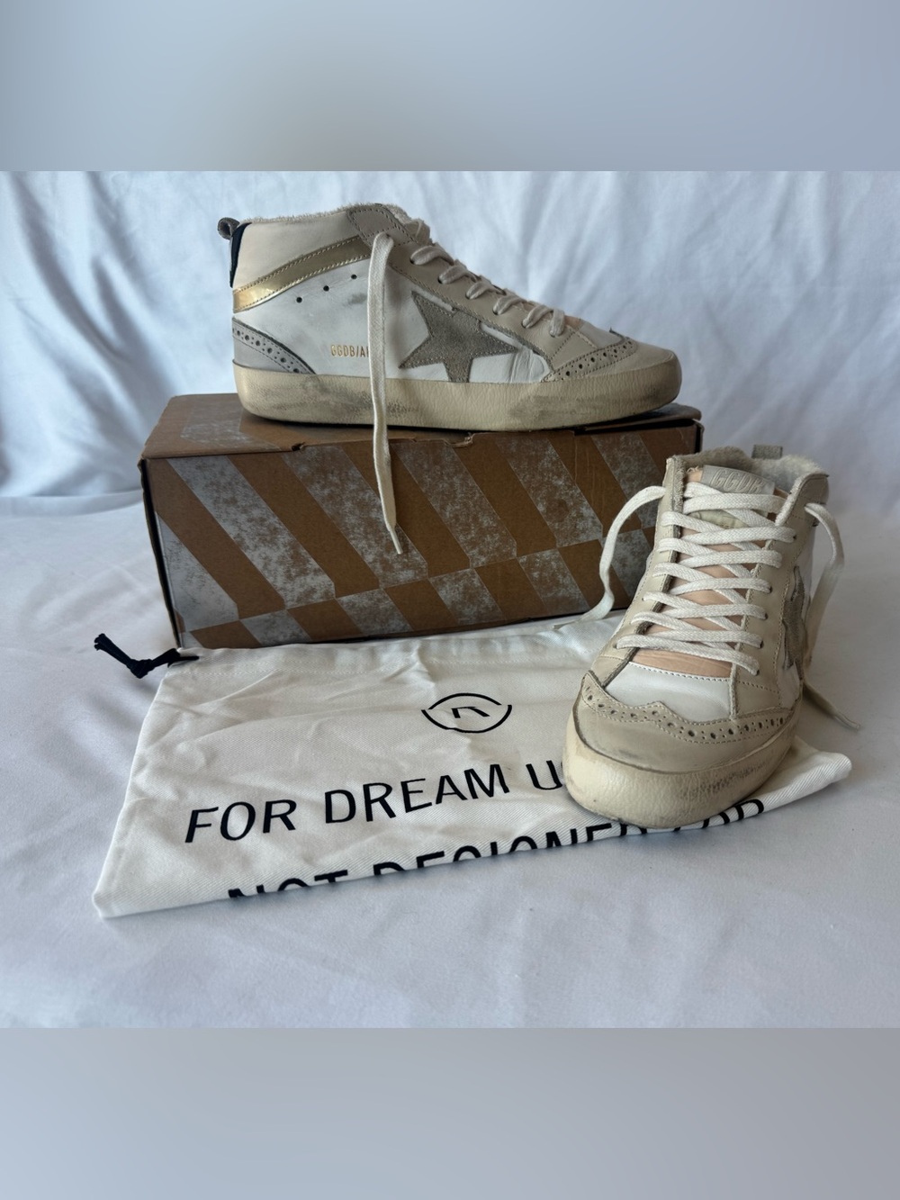 Golden Goose Midstar Classic Leather Suede Star Women’s Sneakers Size 37